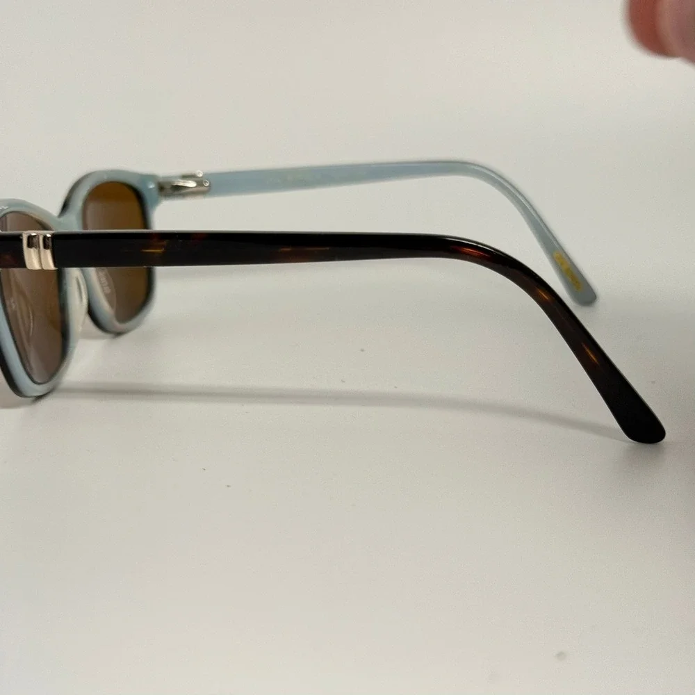 Via Spiga Paola 550 Sunglasses Tortoise Blue Square Frames Zyloware 140mm